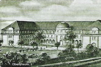 Schulgebäude, Oberlyzeum, historisch